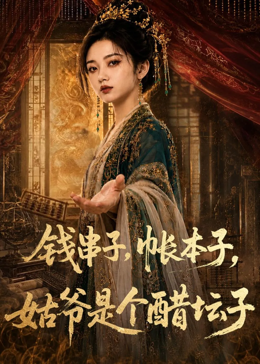 钱串子，帐本子，姑爷是个醋坛子