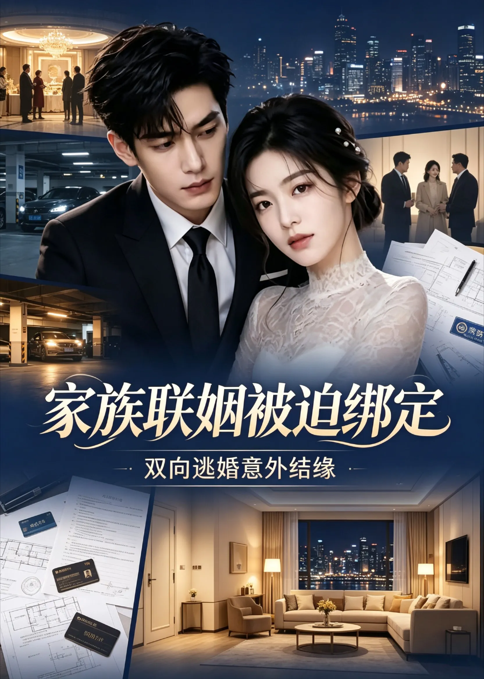家族联姻被迫绑定，双向逃婚意外结缘