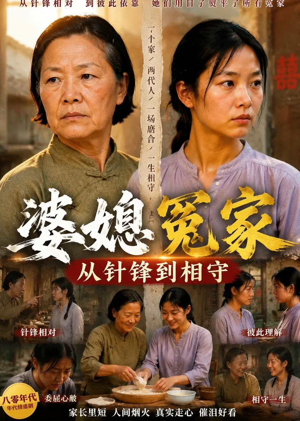 婆媳冤家从针锋到相守
